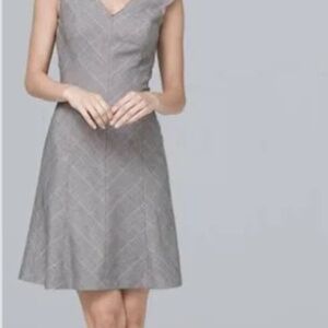 Gorgeous business dress-White House black market black plaid